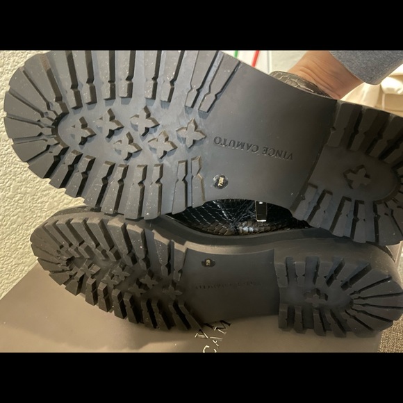 Vince Camaro Snake Skin Combat Boot - Picture 4 of 4